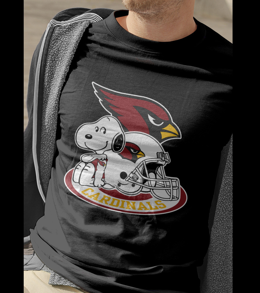 Arizona Cardinals Snoopy Football Team Helmet Icon 2 T-Shirt