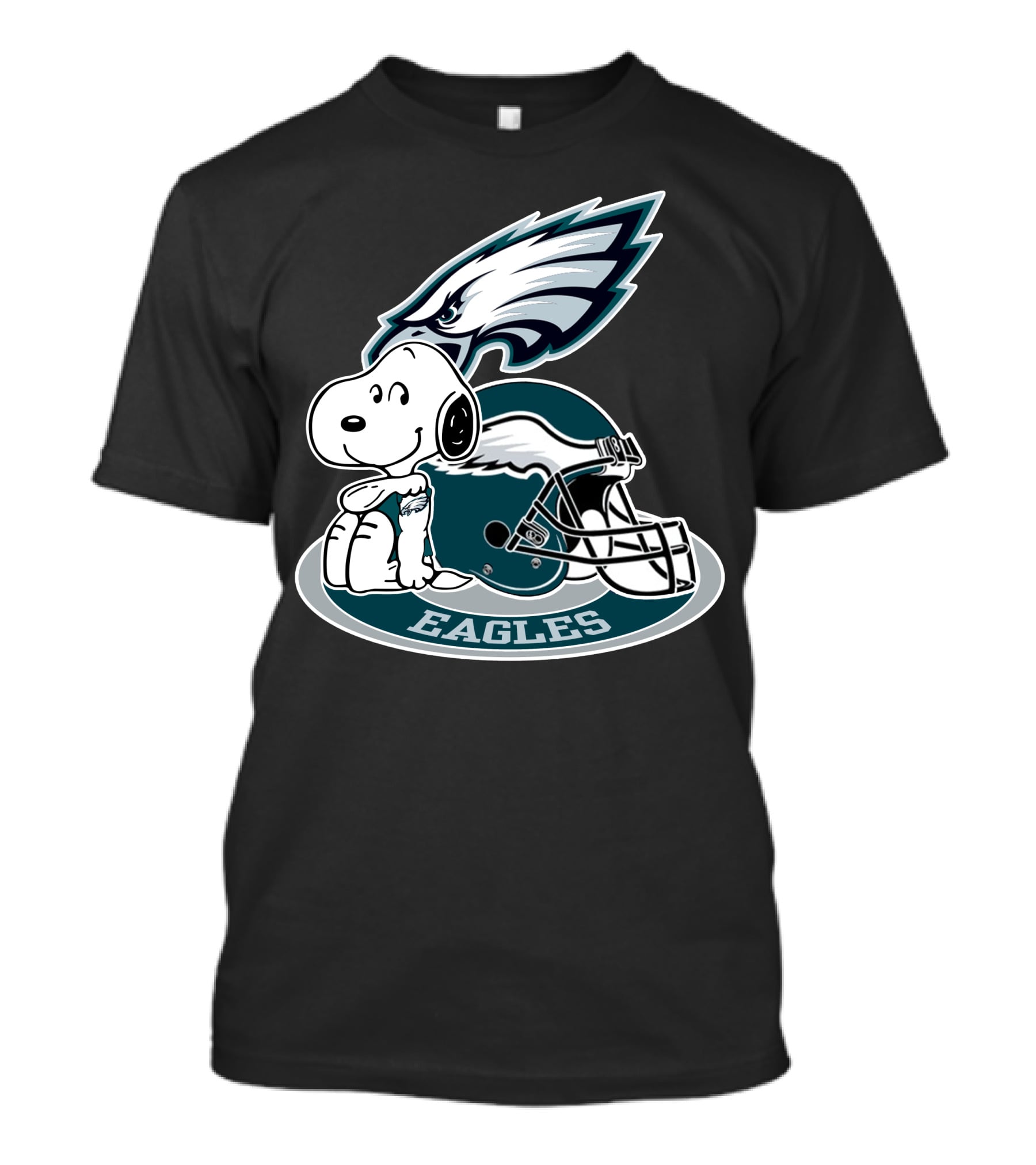 Philadelphia Eagles Snoopy Helmet T-Shirt
