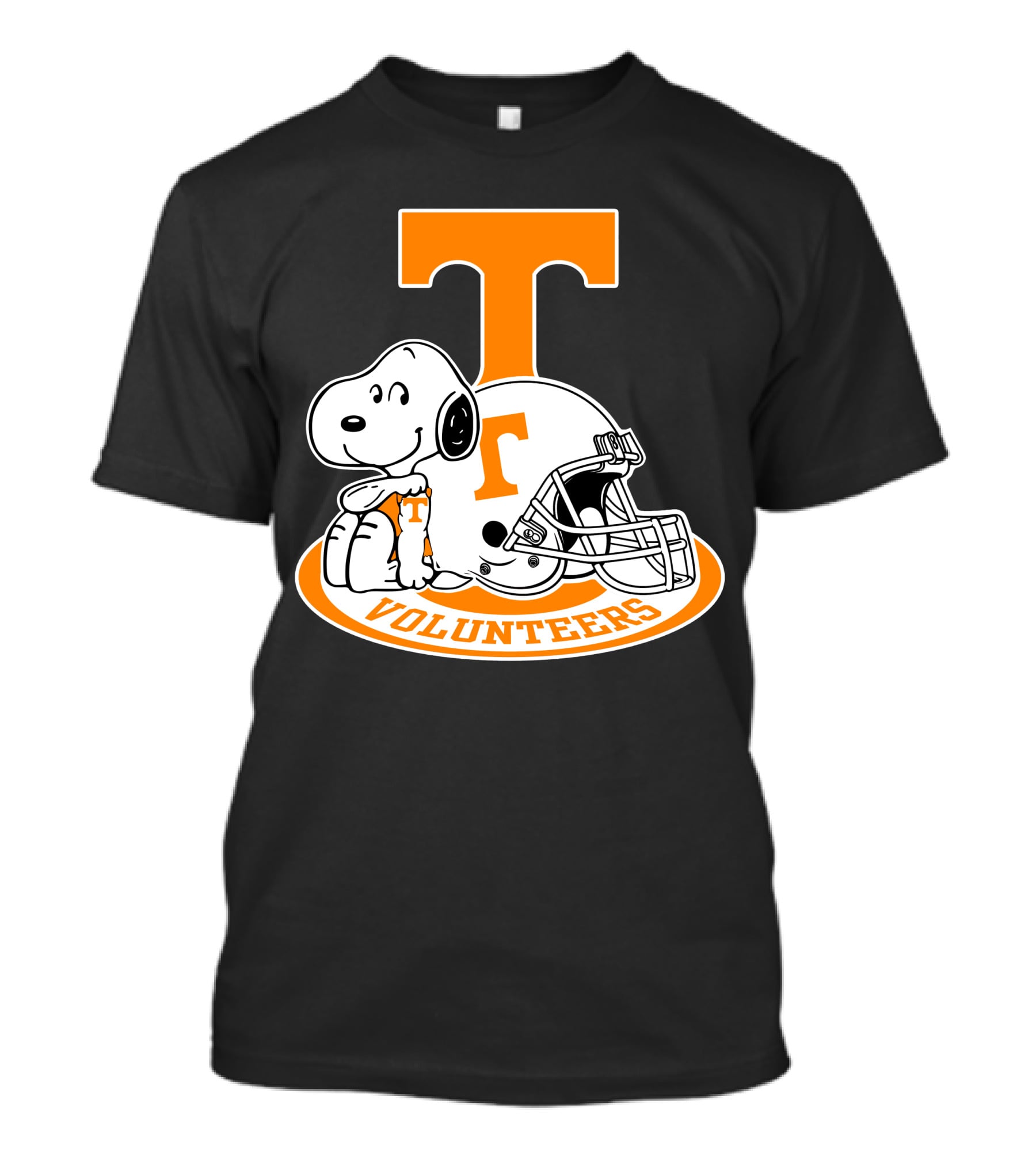 Snoopy Tennessee Volunteers Football Helmet T-Shirt