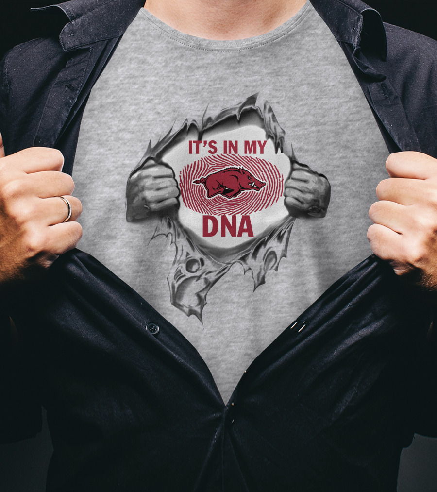 It's In My Dna Arkansas Razorbacks T-Shirt