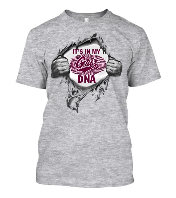 It's In My Griz Dna Montana Grizzlies T-Shirt