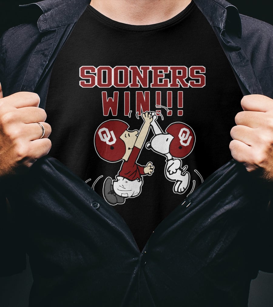 Sooners Win Ou Team Celebration T-Shirt
