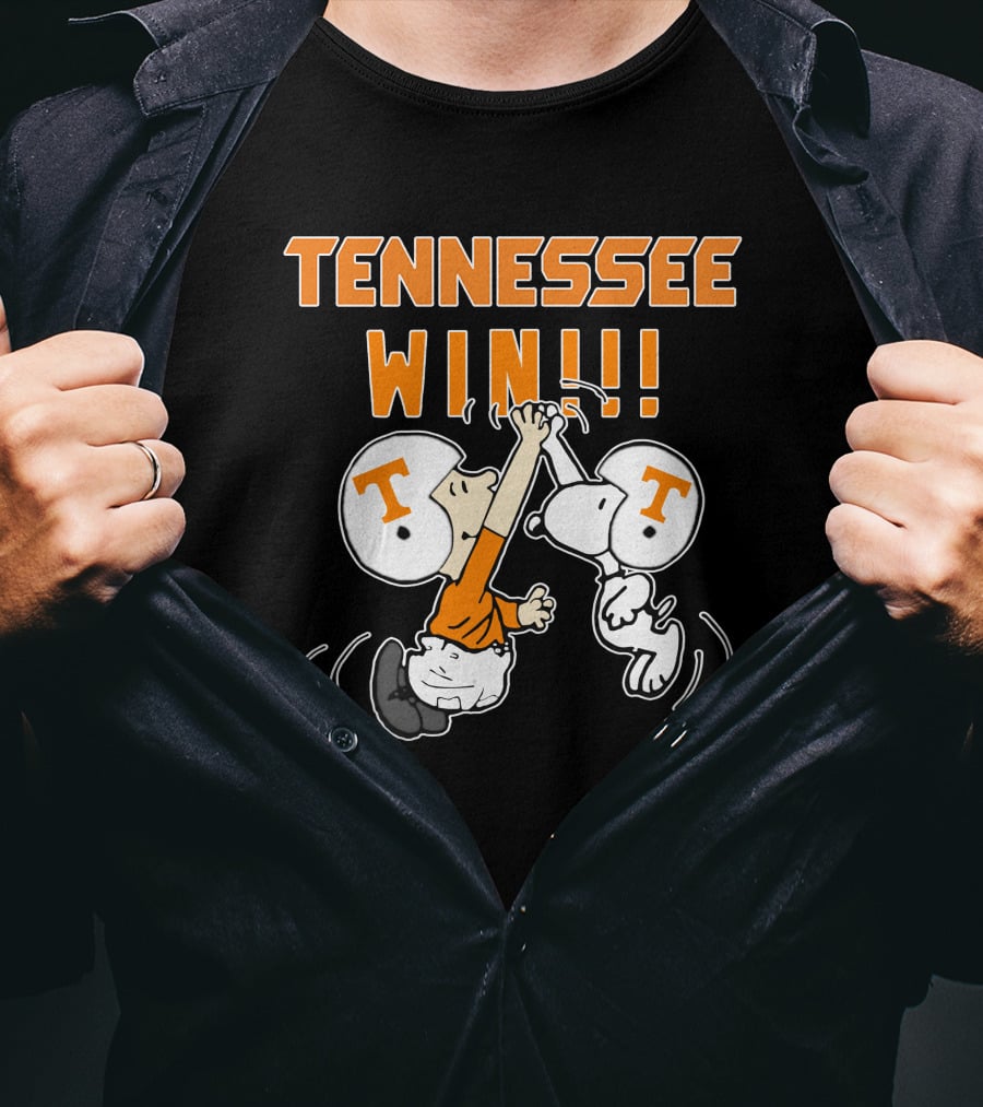 Tennessee Win High-Five Celebration With T Helmets T-Shirt
