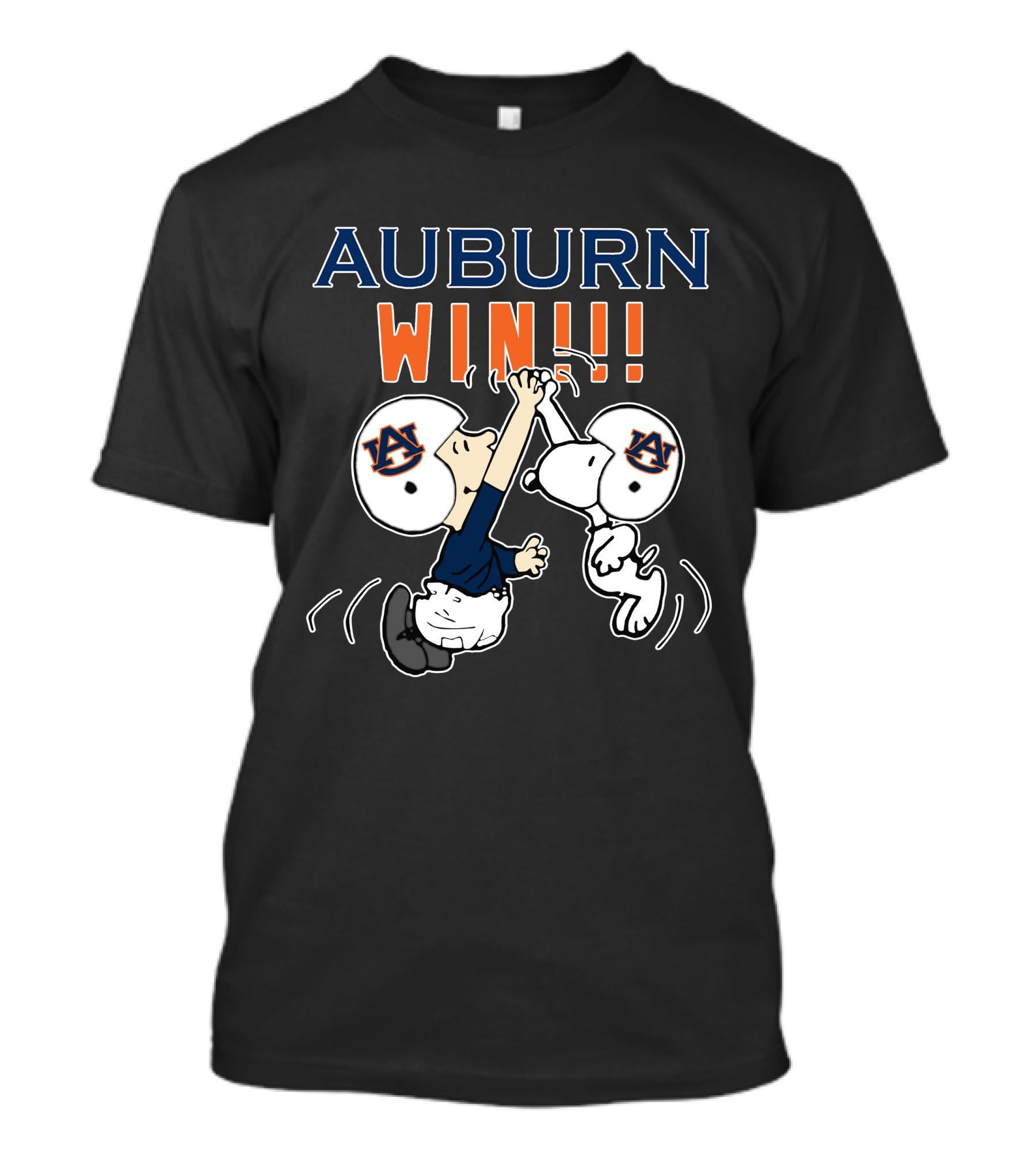 Auburn Tigers Win High Five Celebration T-Shirt