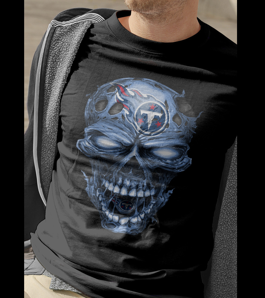 Tennessee Titans Skull T-Shirt