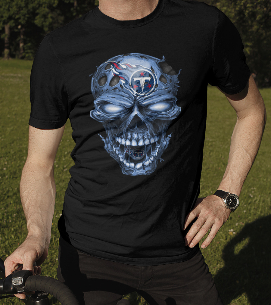 Tennessee Titans Skull T-Shirt