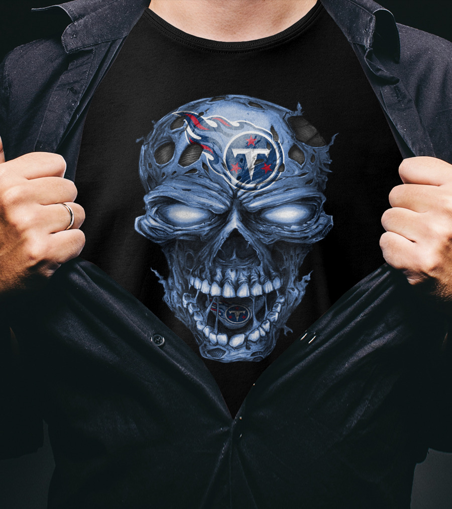 Tennessee Titans Skull T-Shirt