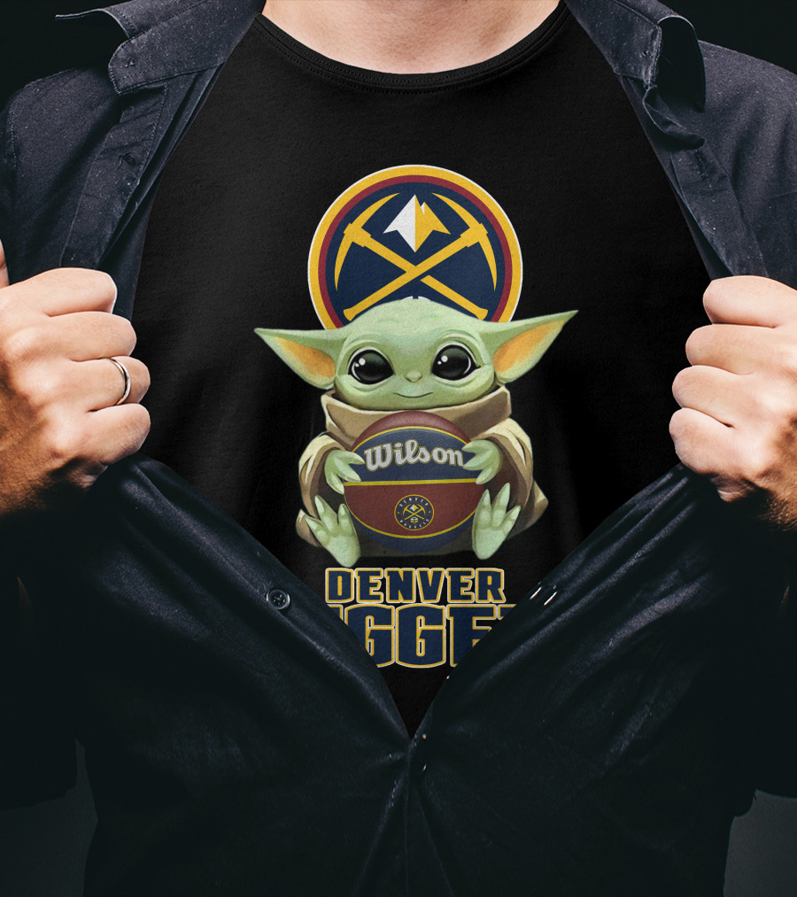 Denver Nuggets Baby Yoda Wilson Basketball T-Shirt