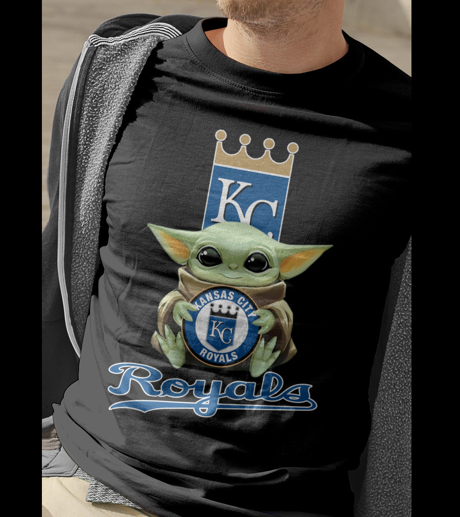 Kansas City Royals Baby Yoda Kc Royals T-Shirt