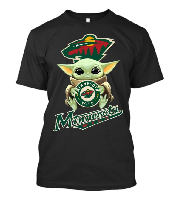 Minnesota Wild Baby Yoda Team T-Shirt