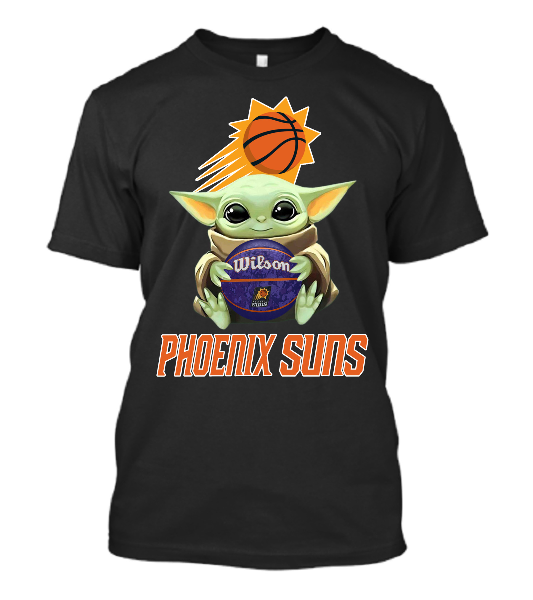 Phoenix Suns Baby Yoda Wilson Basketball T-Shirt