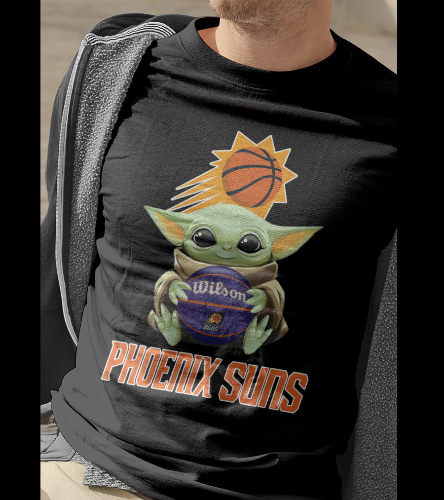 Phoenix Suns Baby Yoda Wilson Basketball T-Shirt