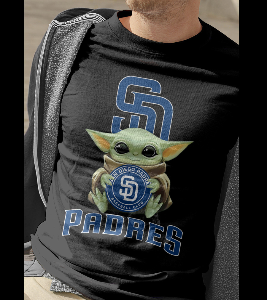 San Diego Padres Baby Yoda Baseball Club T-Shirt