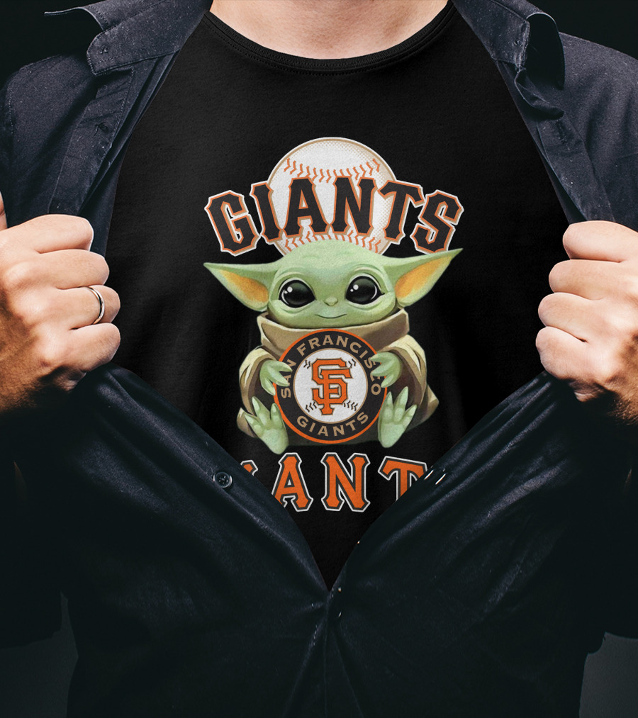 San Francisco Giants Baby Yoda Giants Baseball T-Shirt