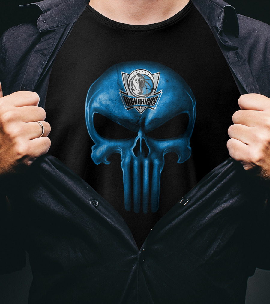 Dallas Mavericks Skull T-Shirt