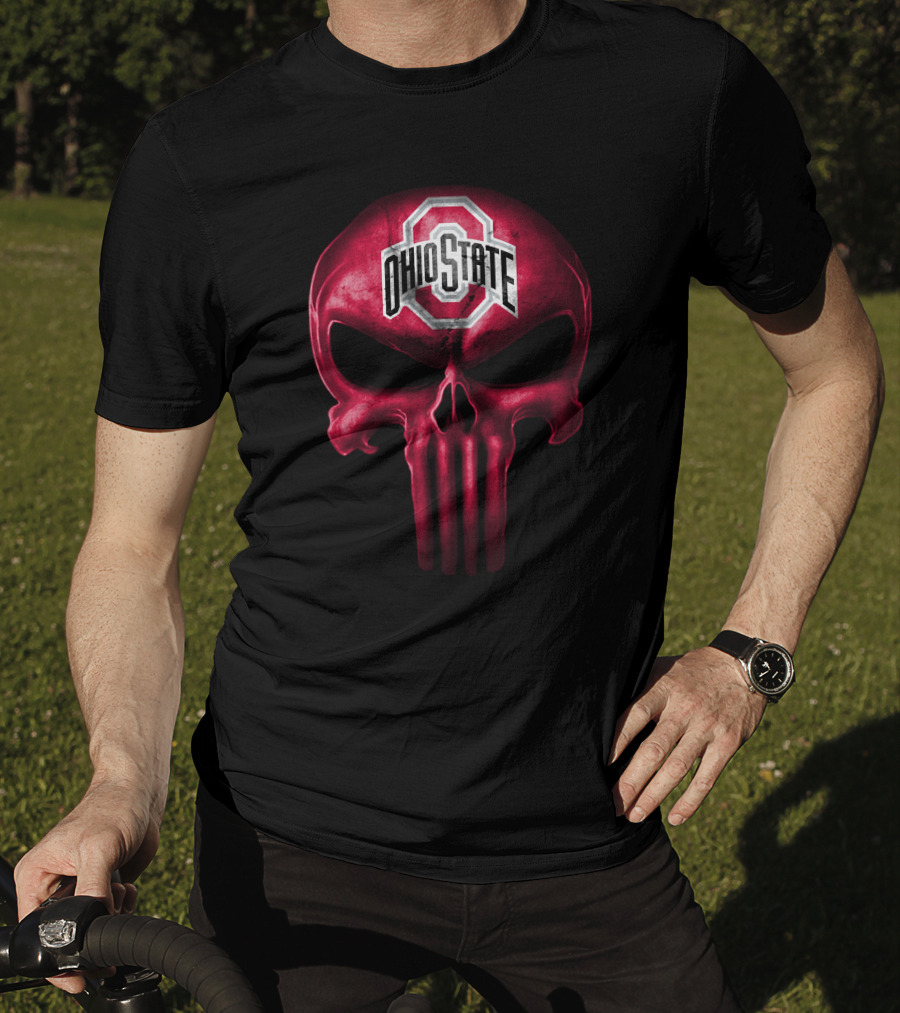 Ohio State Buckeyes Skull T-Shirt