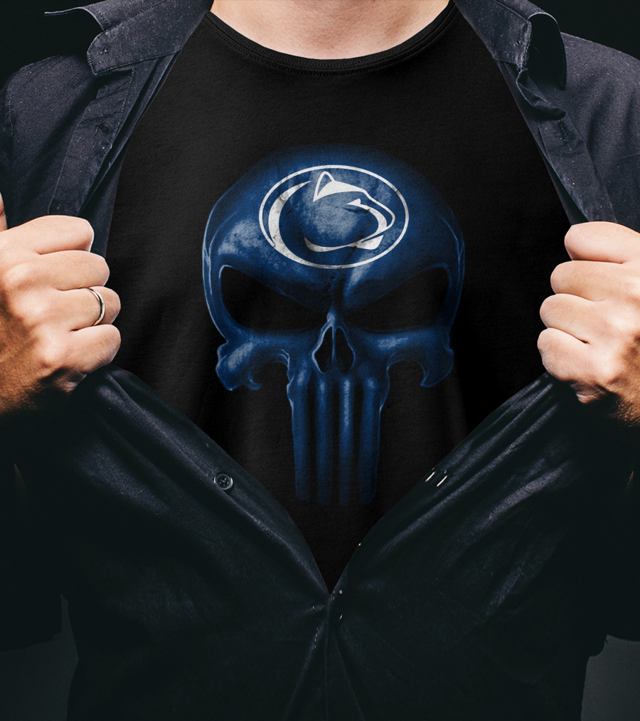 Penn State Nittany Lions Skull Emblem T-Shirt