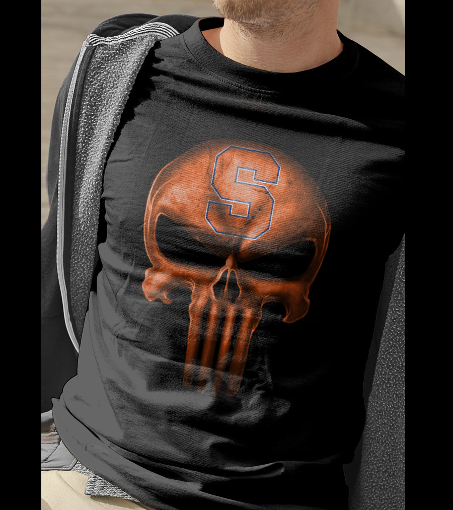 Syracuse Orange Skull Logo S T-Shirt