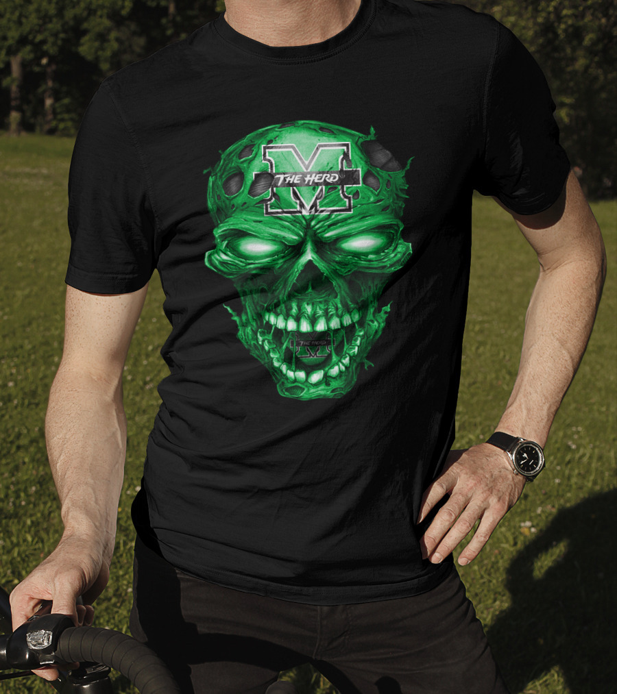 The Herd M Skull Marshall Thundering Herd T-Shirt