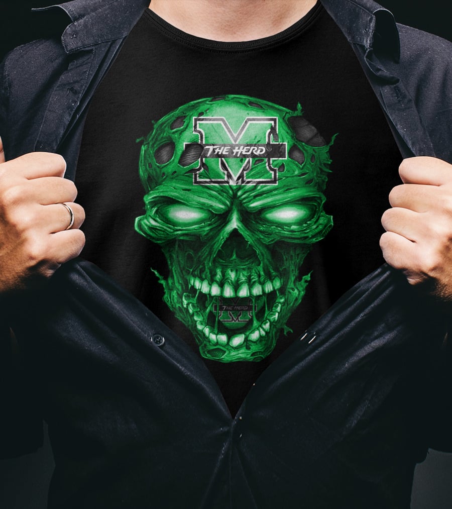 The Herd M Skull Marshall Thundering Herd T-Shirt