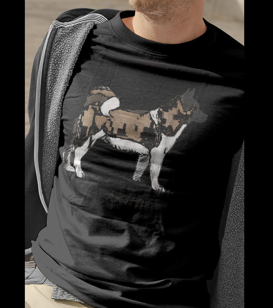 Akita Dog Illustration Fun Doggy T-Shirt