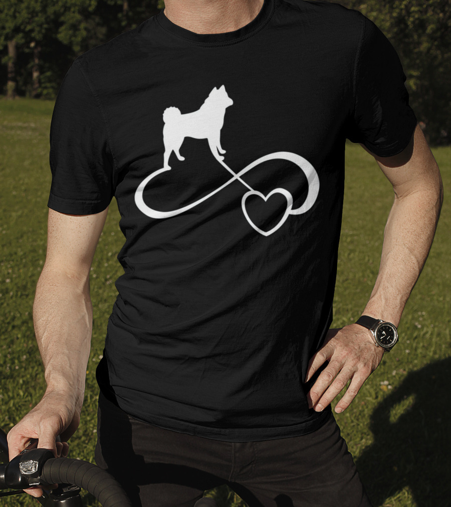 Akita Dog Lover Infinite Heart Breed Endless Love T-Shirt