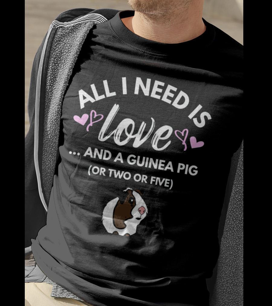 All I Need Is Love And A Guinea Pig OR Two OR Five T-Shirt