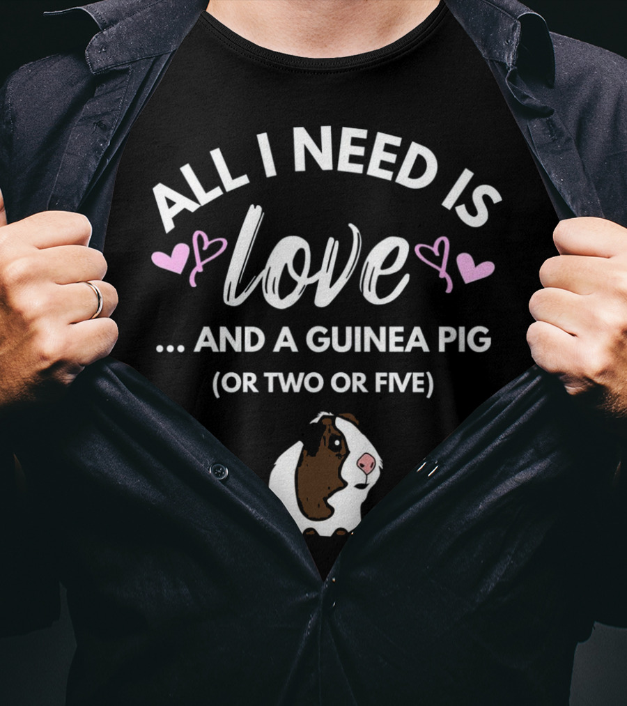All I Need Is Love And A Guinea Pig OR Two OR Five T-Shirt