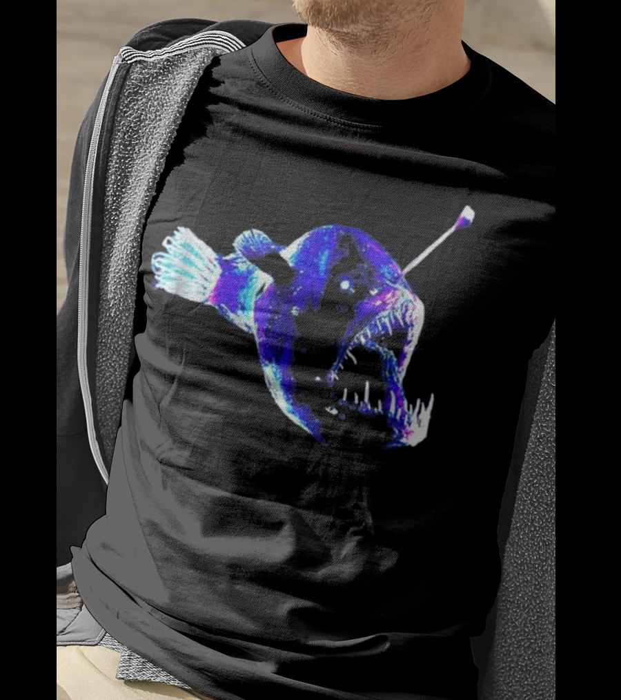 Angler Fish Night Glow Deep Sea Creature T-Shirt