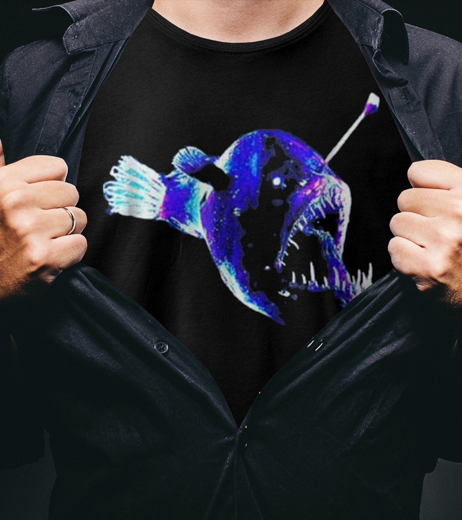 Angler Fish Night Glow Deep Sea Creature T-Shirt