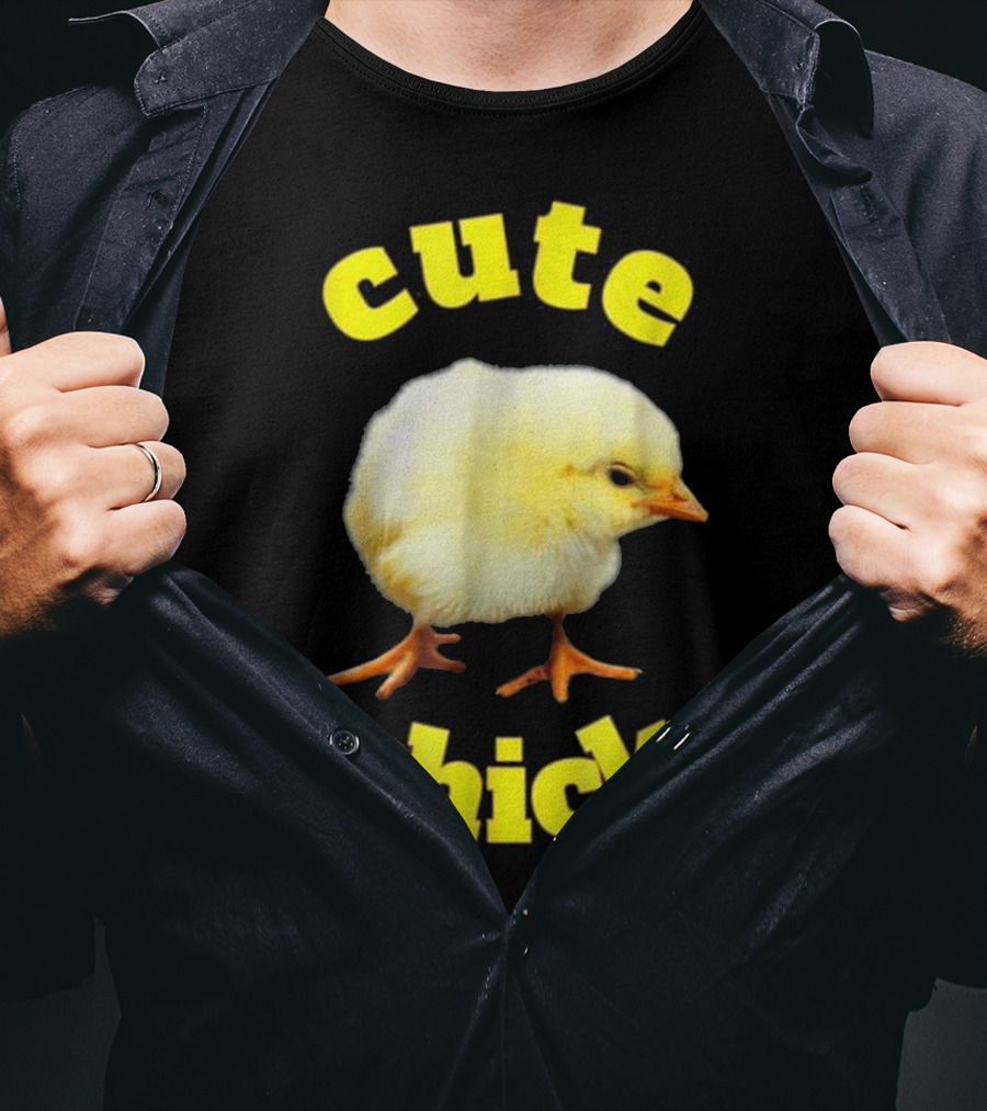 Cute Chick Fluffy Baby Chicken T-Shirt