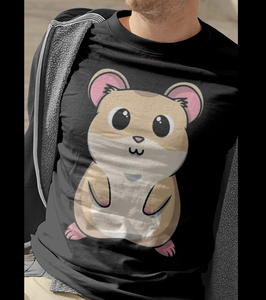 Baby Hamster Cute And Cuddly Rodent Pet Anim Kawaii T-Shirt
