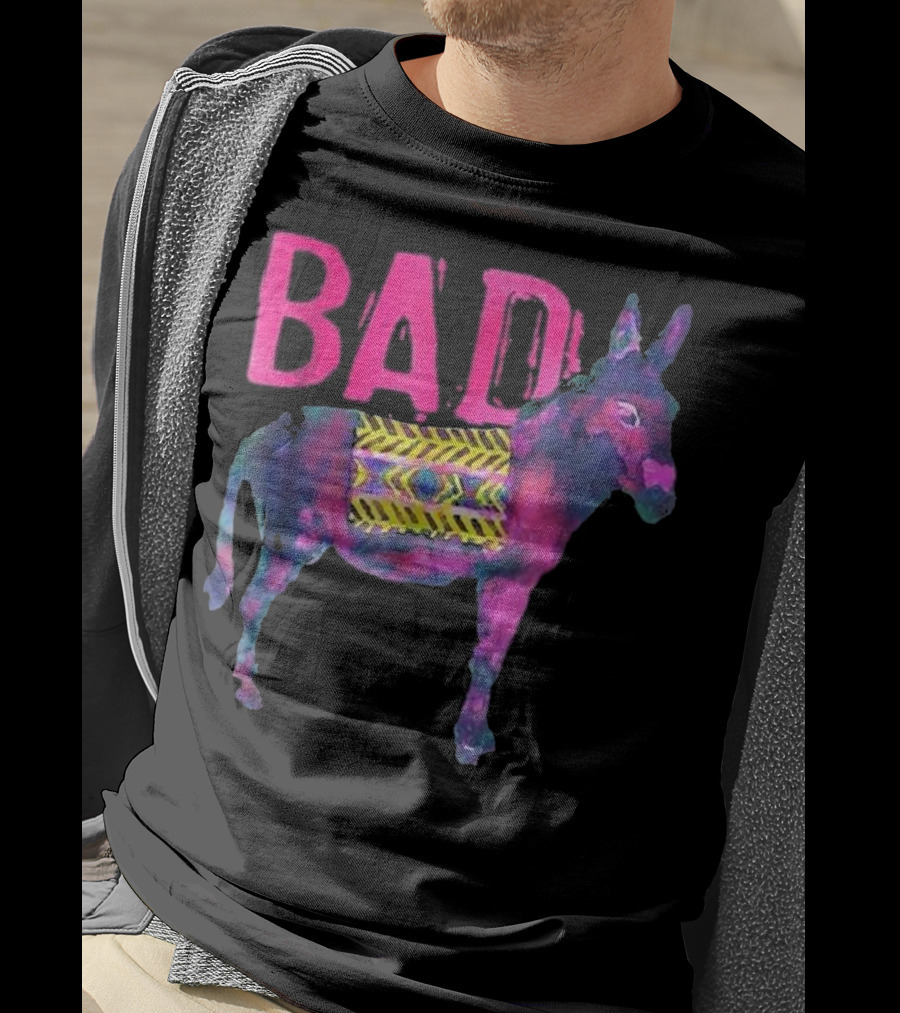 BAD Donkey Neon Abstract T-Shirt