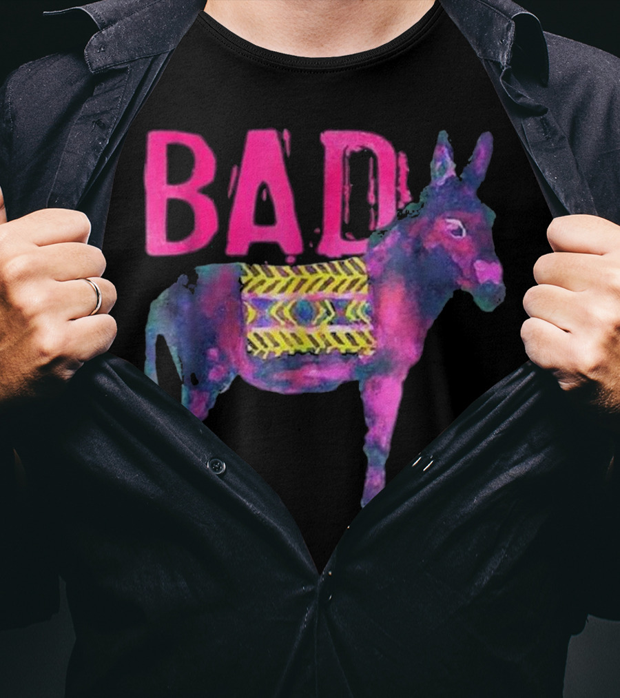 BAD Donkey Neon Abstract T-Shirt
