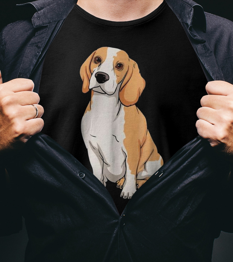 Beagle Funny For Cute Dog Lovers Cartoon T-Shirt