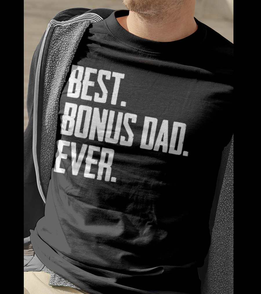 Best Bonus Dad Ever Funny Electrician T-Shirt