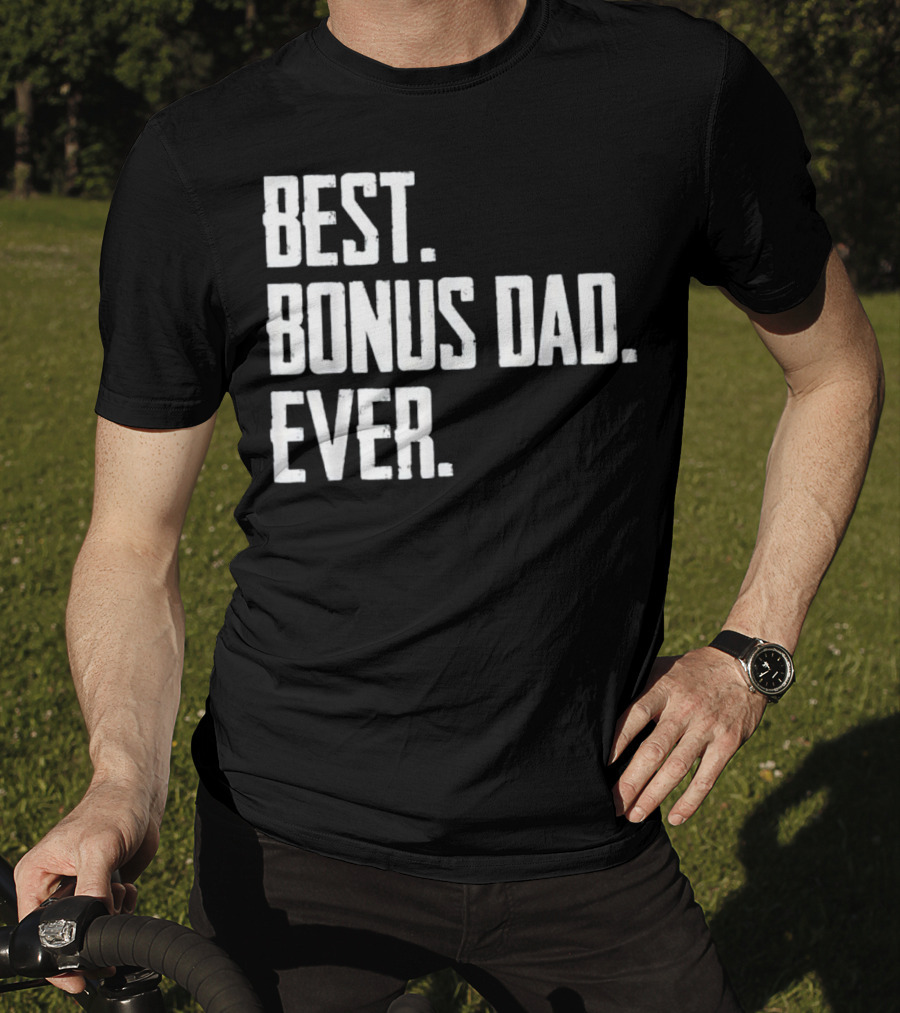 Best Bonus Dad Ever Funny Electrician T-Shirt