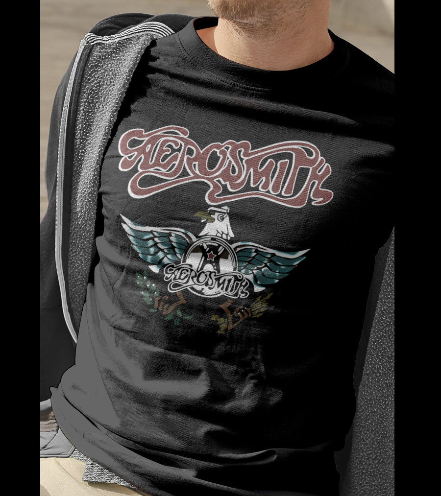 Aerosmith Winged Eagle Emblem T-Shirt