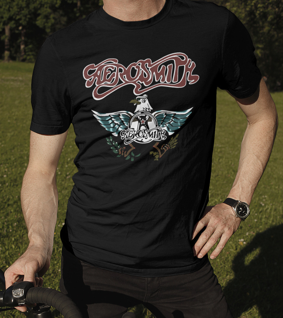 Aerosmith Winged Eagle Emblem T-Shirt