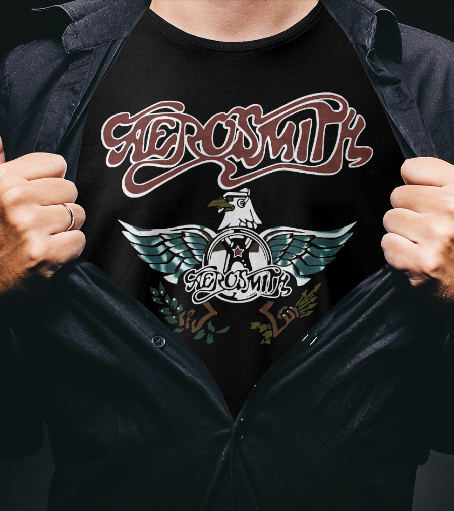 Aerosmith Winged Eagle Emblem T-Shirt