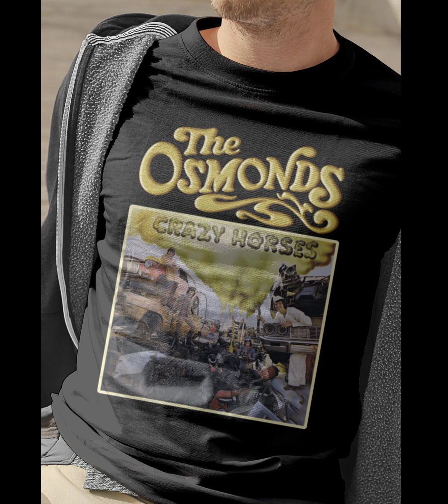The Osmonds Crazy Horses Album Cover T-Shirt
