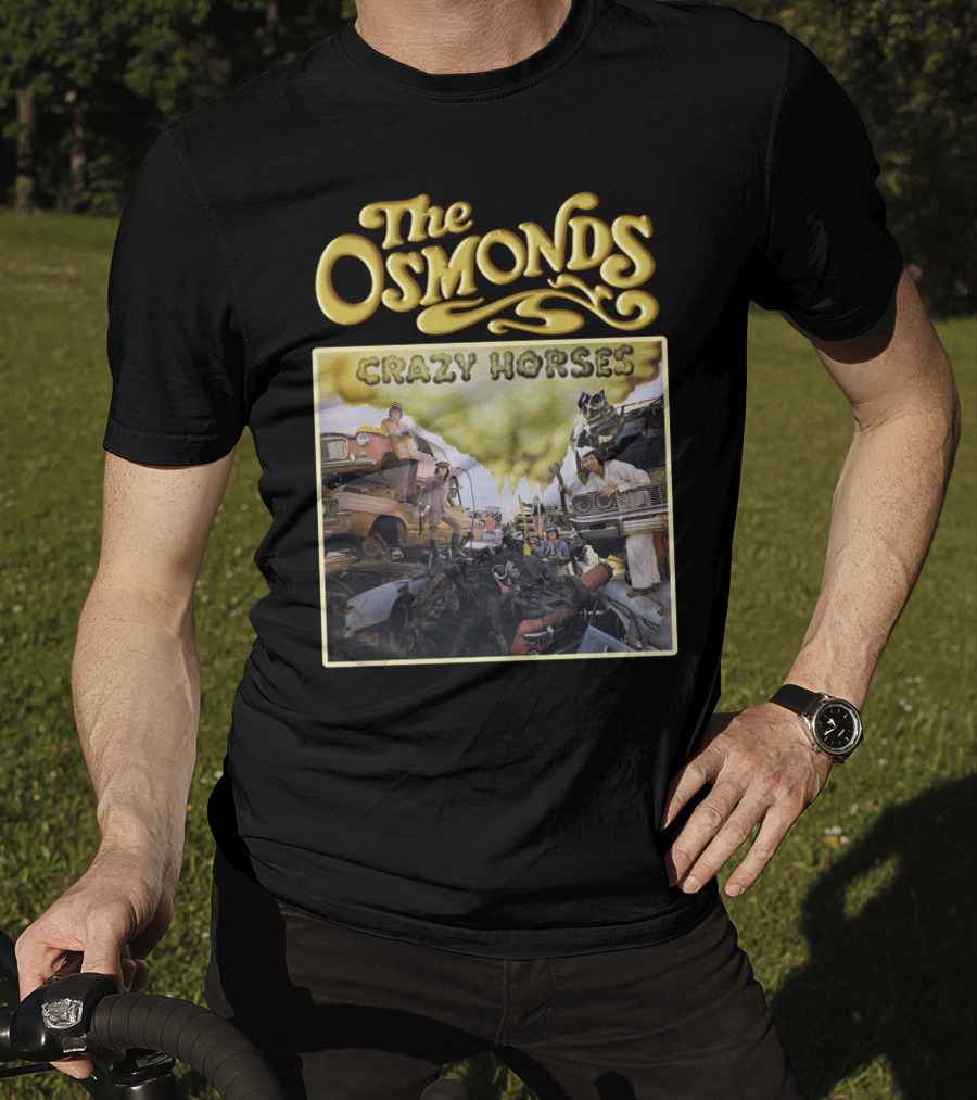The Osmonds Crazy Horses Album Cover T-Shirt