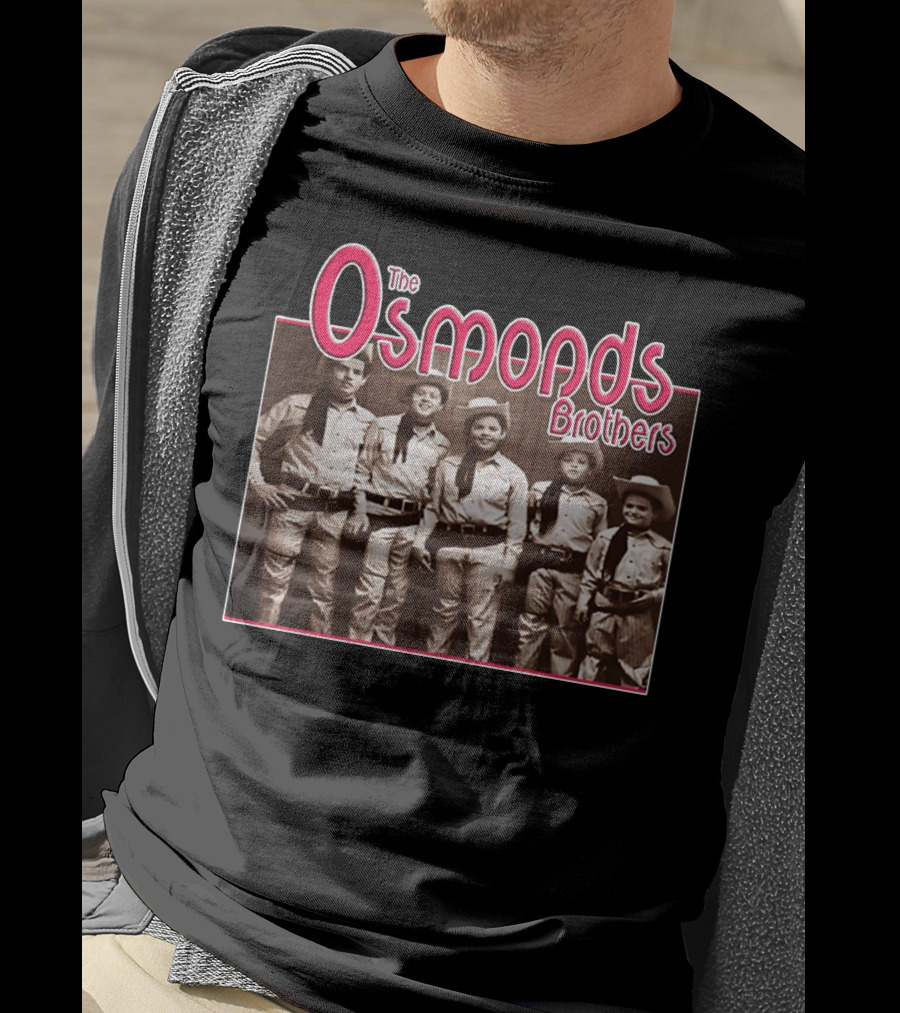 The Osmonds Brothers Vintage Cowboy Outfit Photo T-Shirt