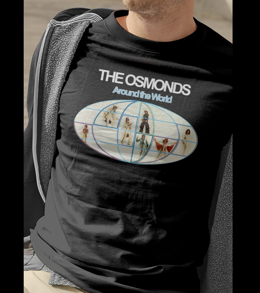 THE OSMONDS Around The World Live In Concert Tour T-Shirt