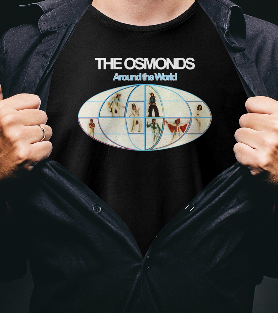 THE OSMONDS Around The World Live In Concert Tour T-Shirt