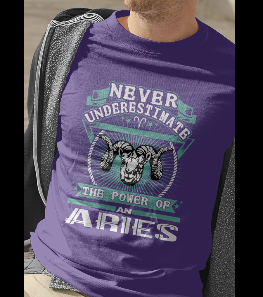 Never Underestimate The Power Of An Aries T-Shirt
