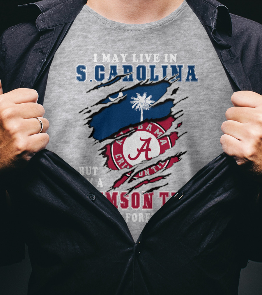 S. Carolina Resident Alabama Crimson Tide Fan Forever T-Shirt