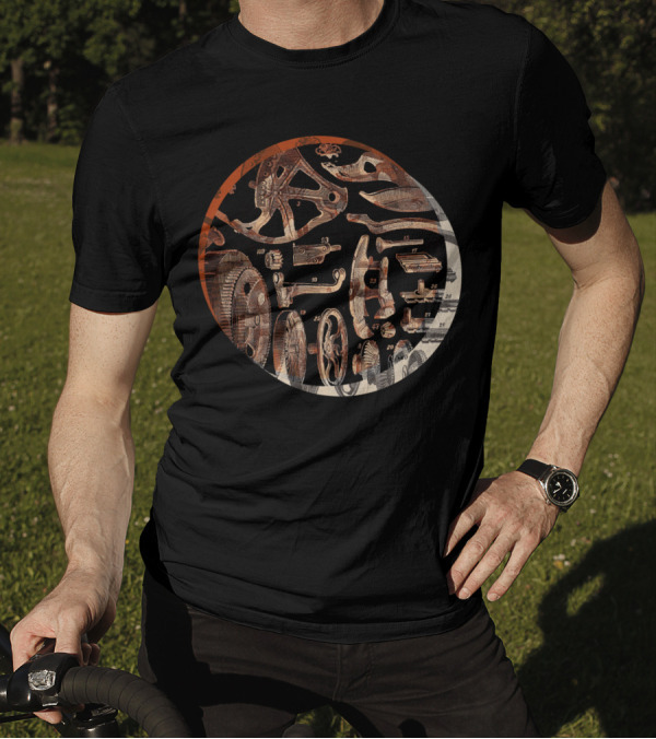 Antique Mechanical Gears And Components With Bits And Bobs T-Shirt