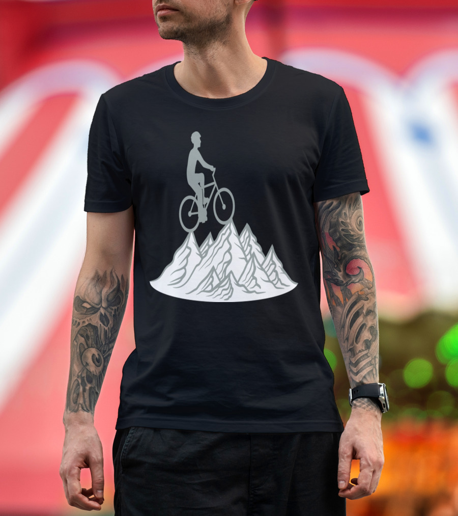Mountain Bike Adventure Majestic Mountainous High Hill Journey T-Shirt