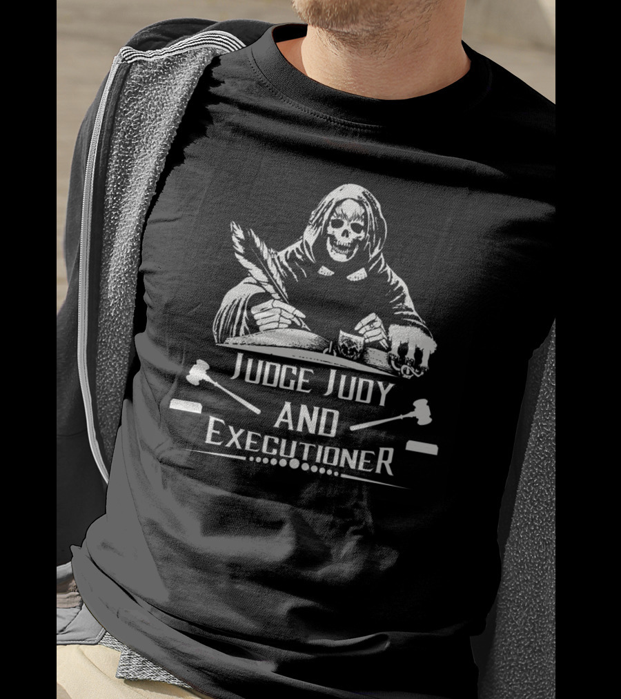 Judge Judy And Executioner Grim Reaper T-Shirt